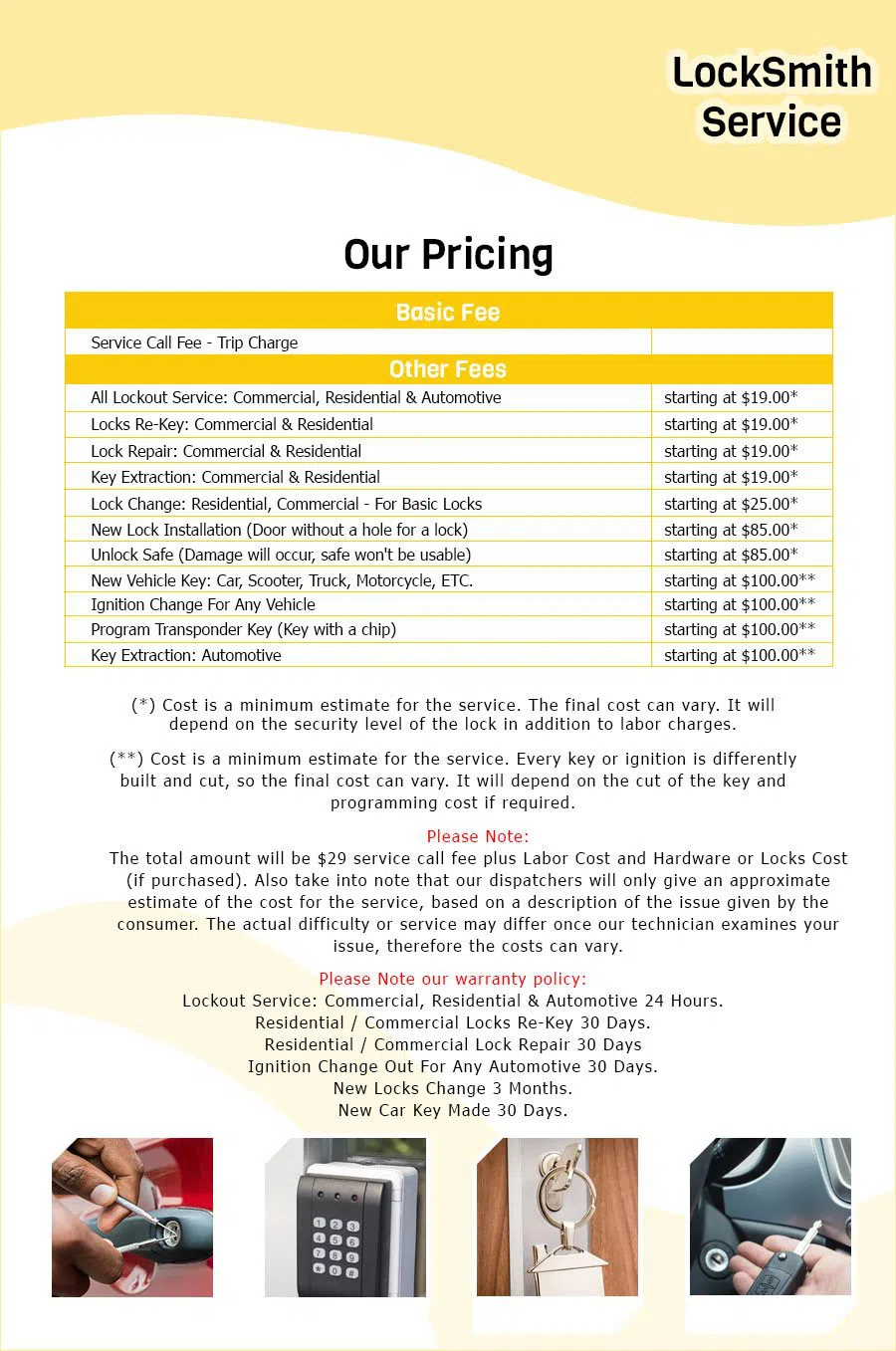 Security Locksmith Services Chicago, IL 312-288-7594