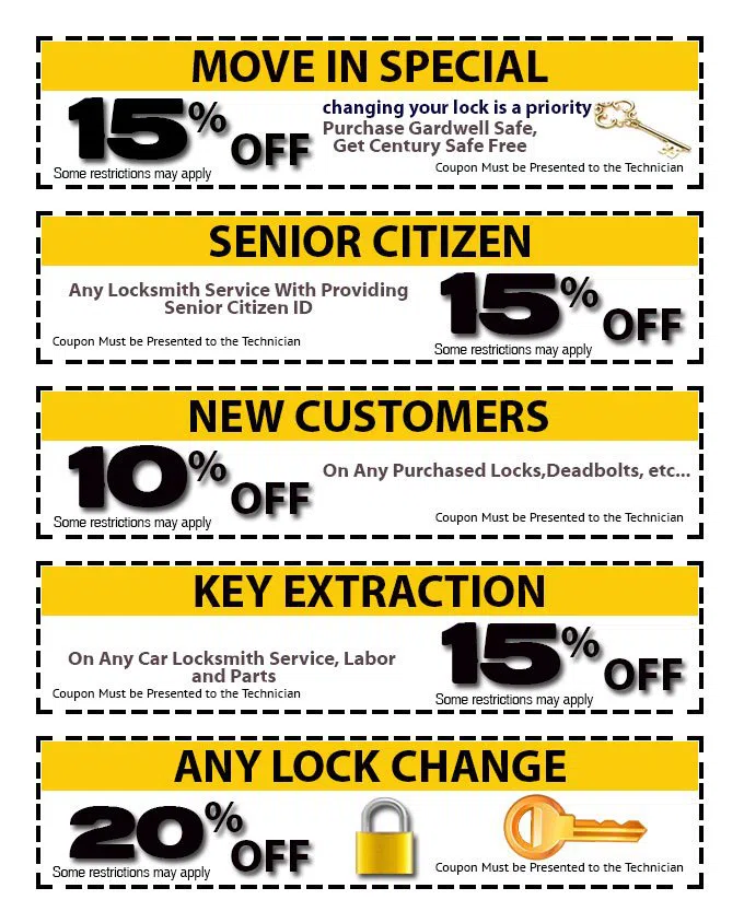 Security Locksmith Services Chicago, IL 312-288-7594 - coupon-img